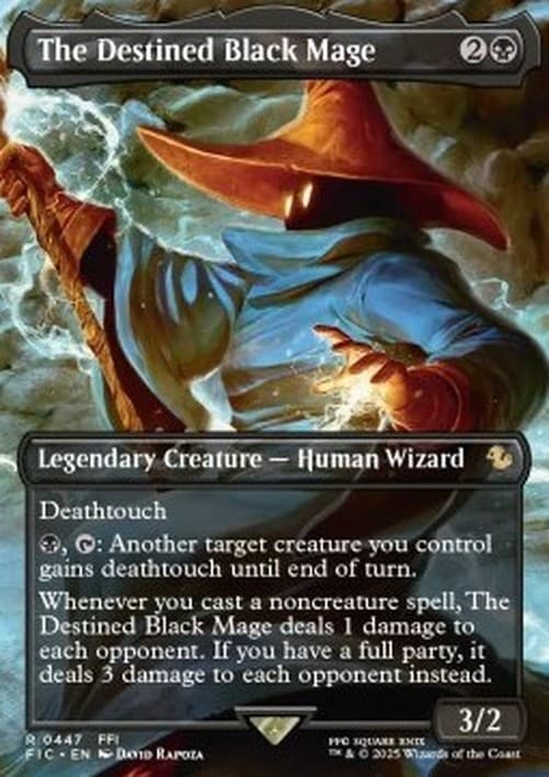 Magic: The Gathering The Destined Black Mage
