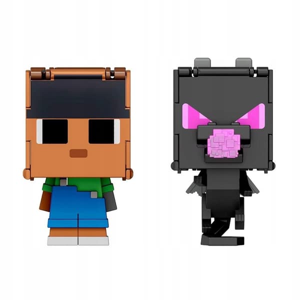 Minecraft Flippin' Figs 2 Transforming Figures: Sunny & Ender Dragon JCN27