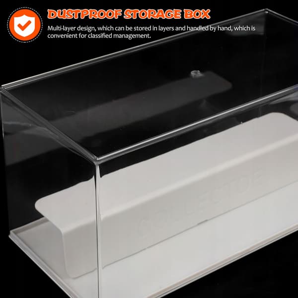 PORTABLE TRANSPARENT CABINET FOR FIGURINES