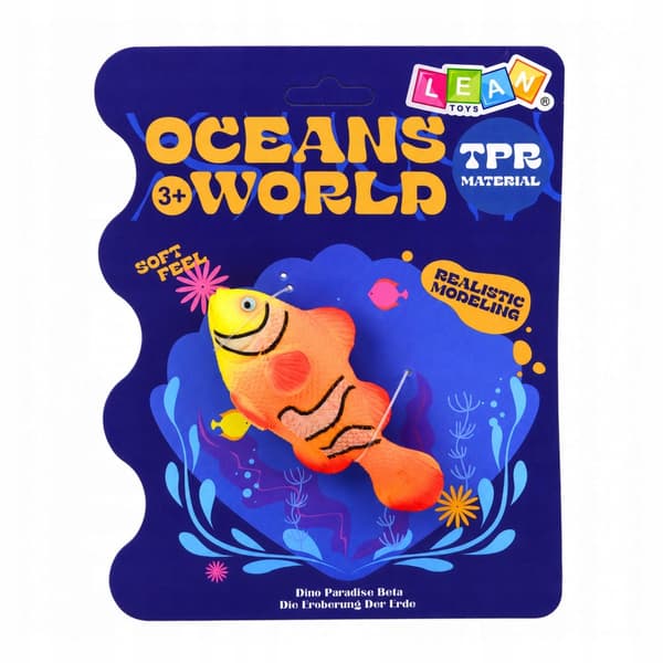 RUBBER CLOWNFISH FIGURINE