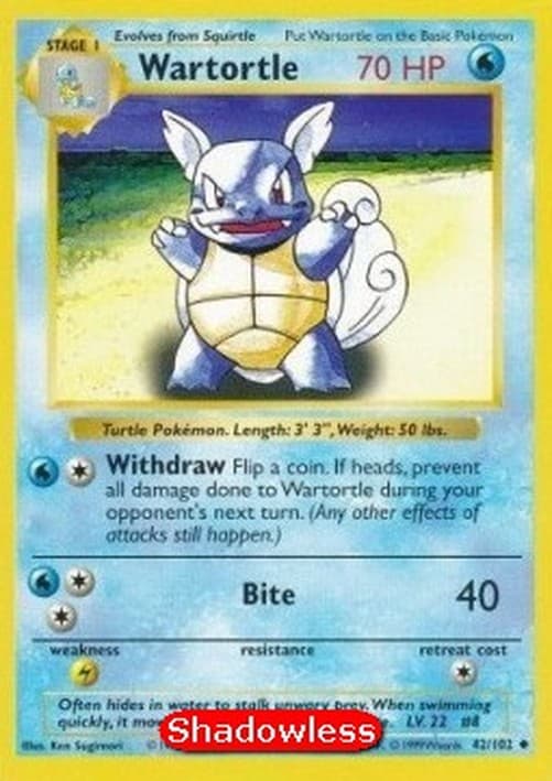 Pokemon TCG Wartortle