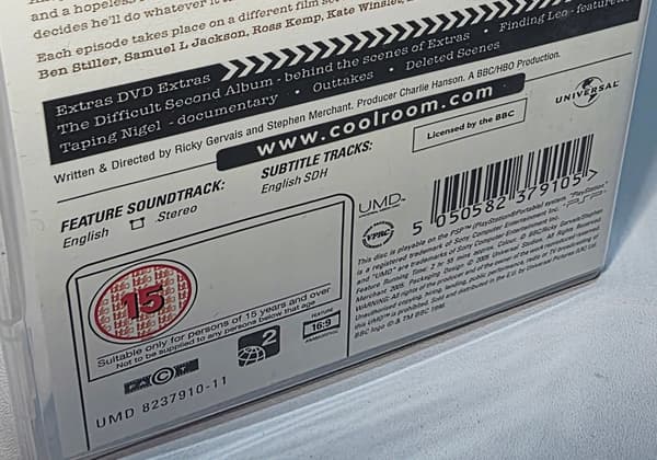 BBC EXTRAS: THE COMPLETE FIRST SERIES PSP UMD VIDEO DISCS +DB, -BDB