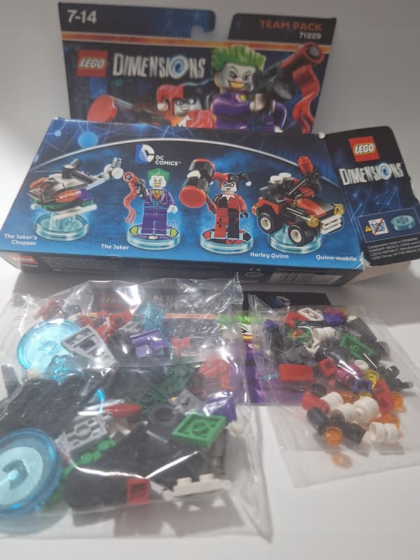 LEGO DIMENSIONS 71229 DC COMICS HARLEY JOKER TEAM PACK