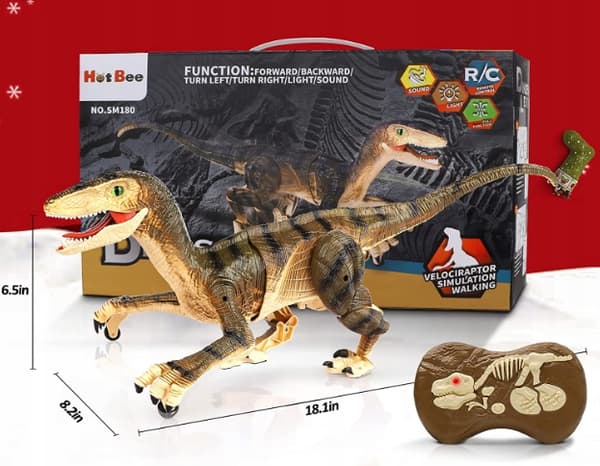 Remote-controlled Walking Dinosaur Toys