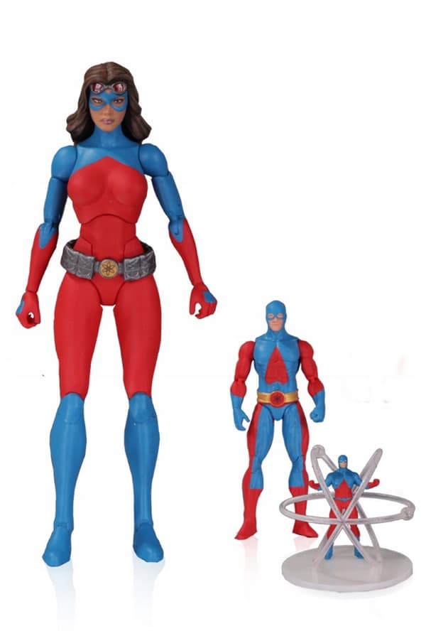 Atomica with Atom figurine from the DC Icons range
