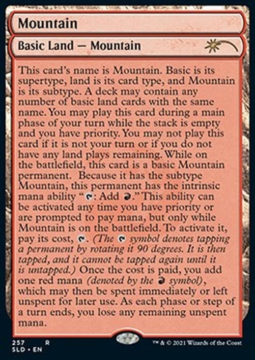Magic: The Gathering Mountain