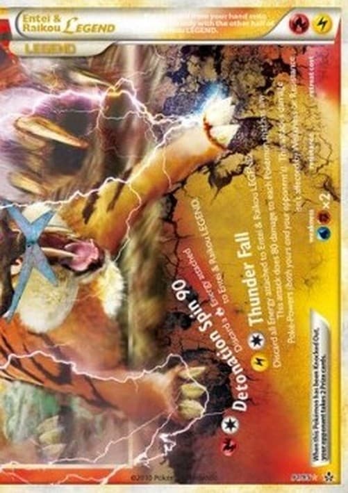 Pokemon Entei & Raikou LEGEND