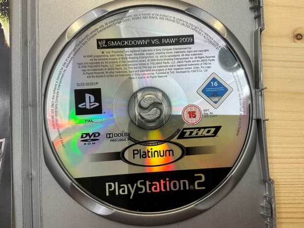 WWE SMACKDOWN VS RAW 2009 – ‘Ideal’ edition – complete PS2 set