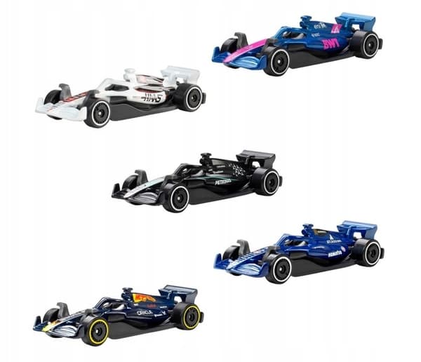 Hot Wheels FORMULA 1 five-pack JKG12