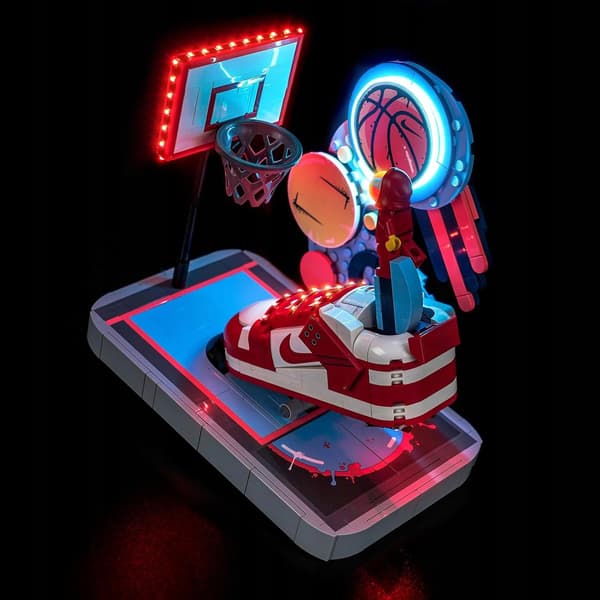 LED lighting set for 43021 Dunk Trickshot building blocks, lights