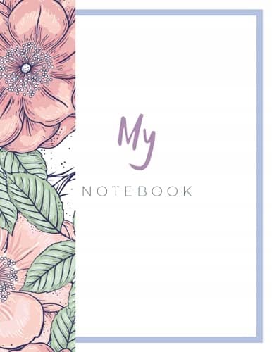 My notebook: Plants Print Composition Notebook – College-ruled, 120 pages.