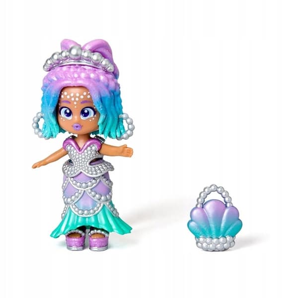 KOOKY LOOS GOLDEN GALA MINI DOLL WITH CHANGEABLE FACES – PEARL