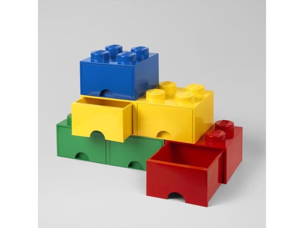 LEGO 40051734 Green 2x2 brick storage box with drawer