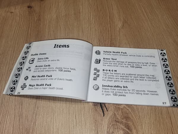 DUKE NUKEM – GAME BOY COLOR (GBC) without the game – MANUAL ONLY!