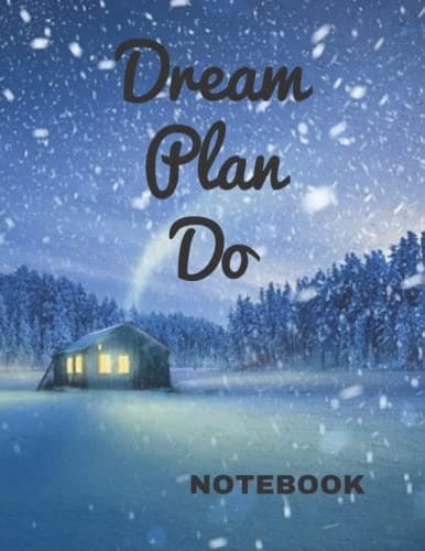 snow notebook: Journal and Lined Planner | Galaxy Notebook | Snow Journal