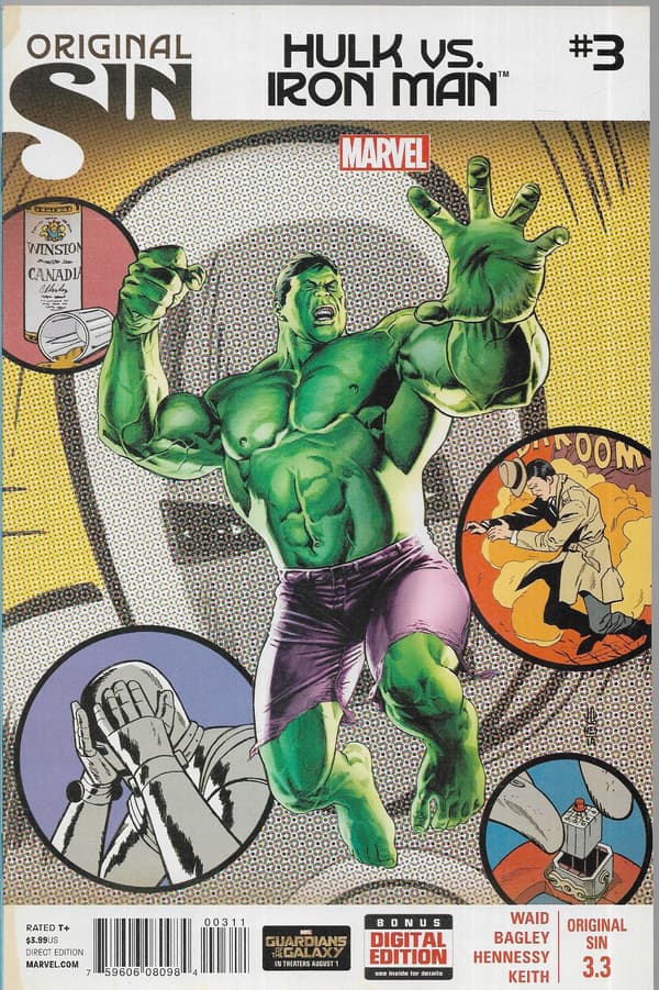 Marvel Original Sin Comic Book 1–4/2014 (English) Complete Set: Hulk vs Iron Man