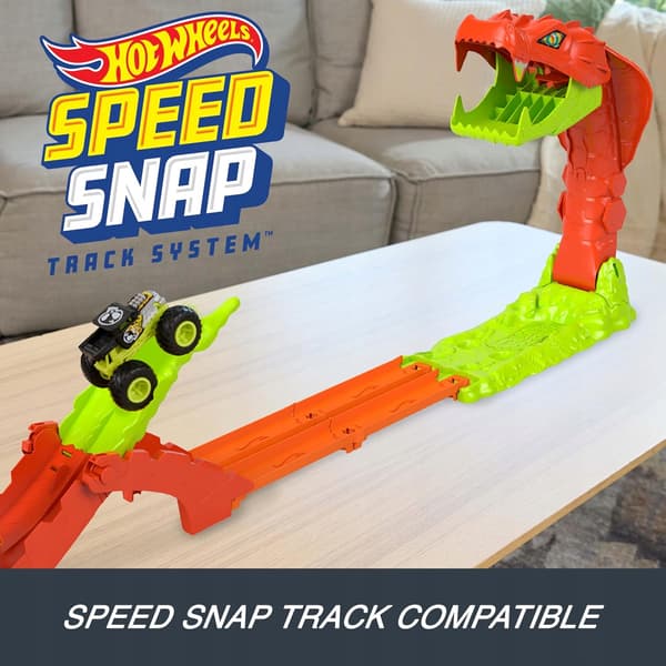 Hot Wheels Monster Trucks Mega Jump: Knockout the Snake Set 1:64