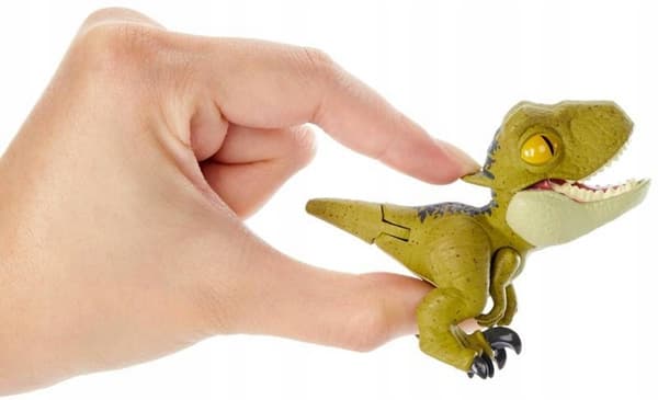JURASSIC WORLD VELOCIRAPTOR SNAP DINOSAUR FIGURINE