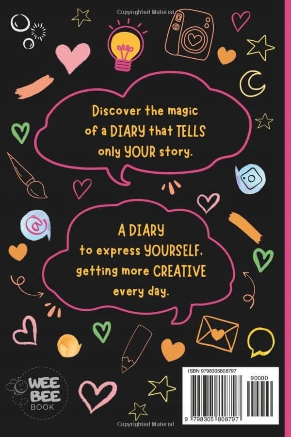 Book, WeeBee My Creative Secret Diary: Express Your Imagination Every Day b