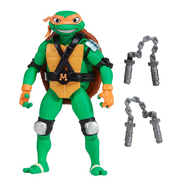 Mikey action figure with a mechanical rotating shell function – 11.5 cm series