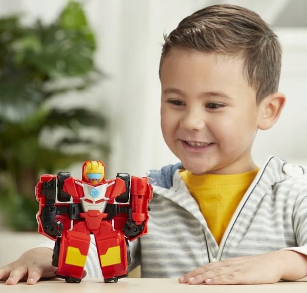 Hot Shot figurine from the Transformers Rescue Bots Academy range
