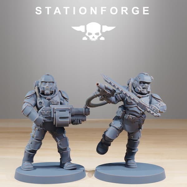 Vaskar Commandos – Station Forge – Minifaktura