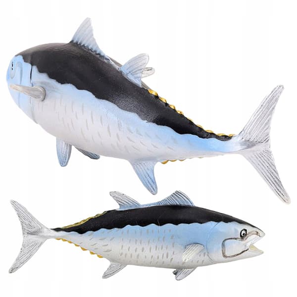 2 DECORATIVE SEA FISH MODELS MADE FROM SAFE MATERIAL
