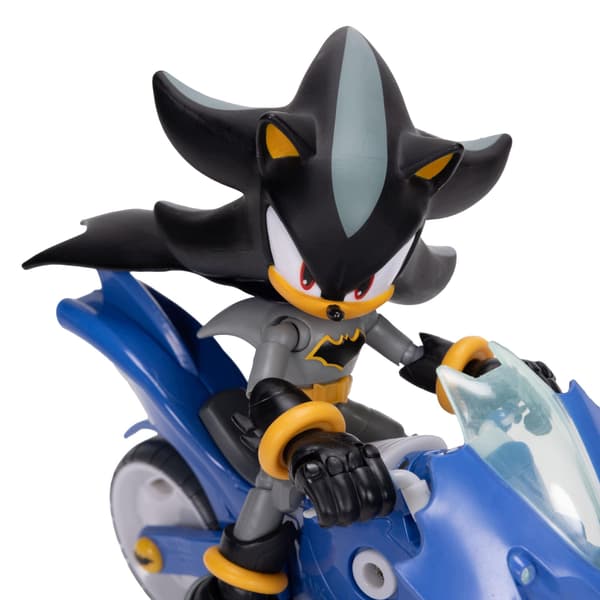 Batman and Batcycle Sonic Shadow 13 cm Interactive Toy Set