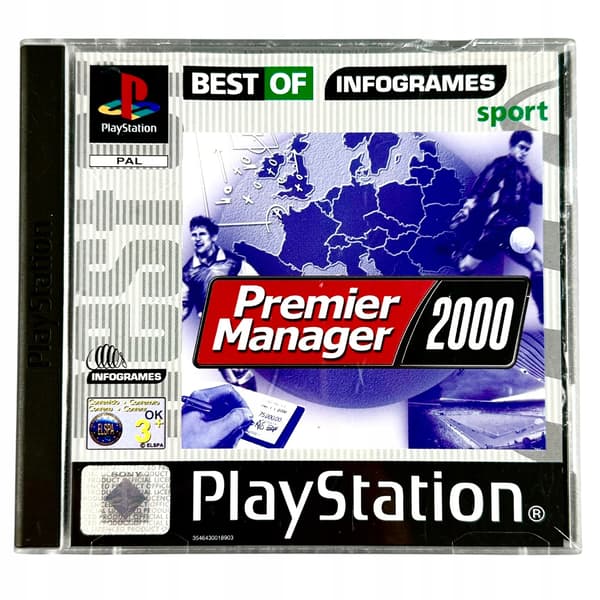 Premier Manager 2000 | PS1 | PSX | PLAYSTATION | 3xA SET