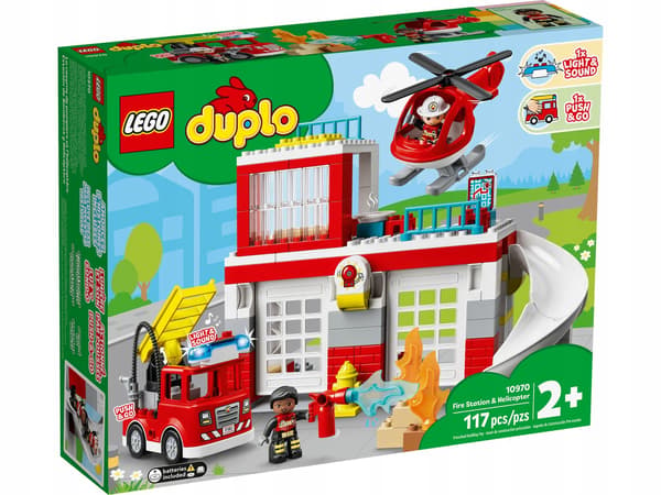 LEGO Duplo 10970 Fire Station and Helicopter