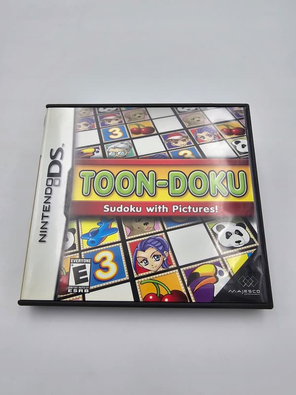 TOON DOKU GAME FOR THE NINTENDO DS
