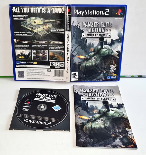 Panzer Elite Action PS2 3XA game