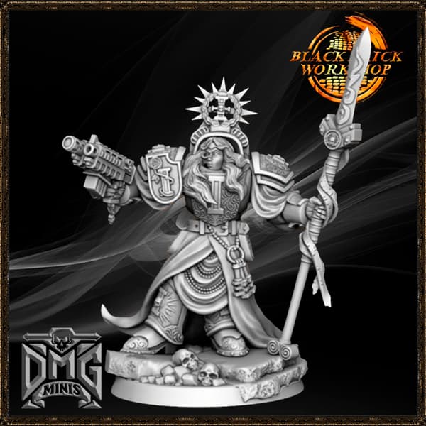Heavy Armour Inquisition Champion – Proxy Model for D&D and GURPS