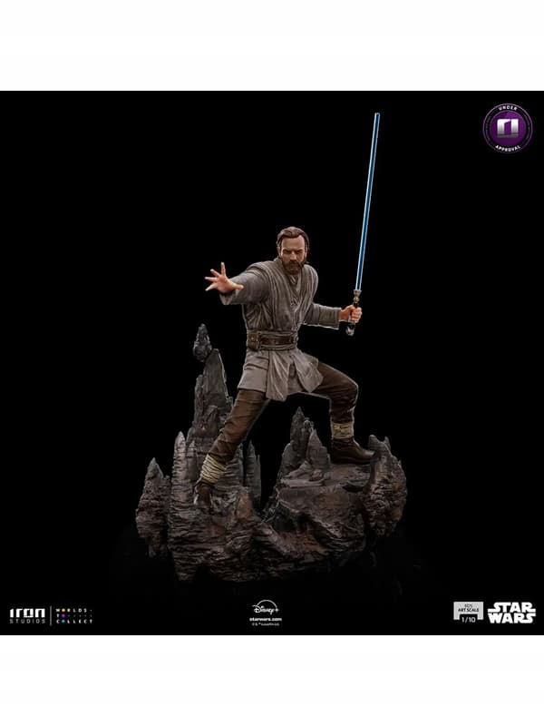 IRON STUDIOS - Star Wars Figurine - Obi-Wan Kenobi BDS Art Scale 1/10