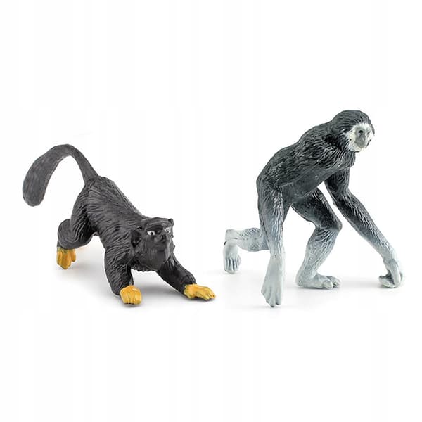 10 Plastic Mini Orangutan Monkey Figurines – ‘Tiny Jungle’ Party Favours