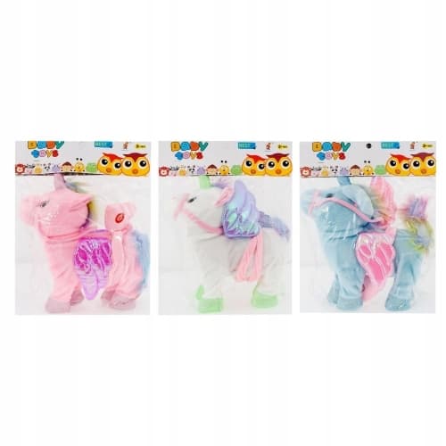 MEGA CREATIVE 442955 Interactive Unicorn Soft Toy