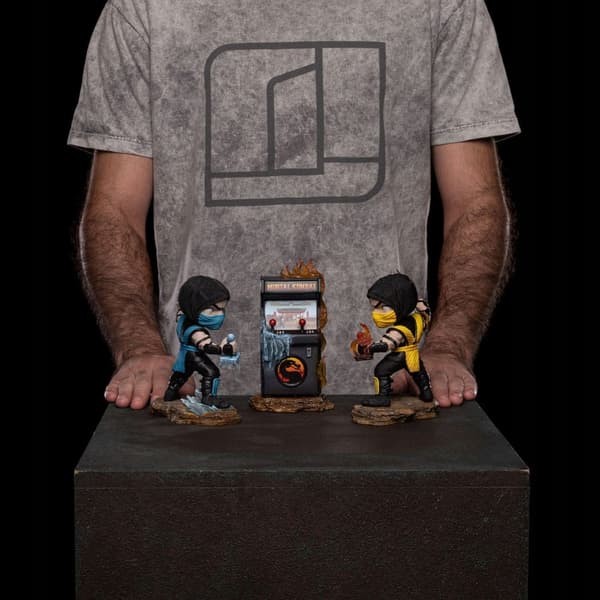 Scorpion vs Sub-Zero Arcade MiniCo Diorama 3-Pack - Mortal Kombat