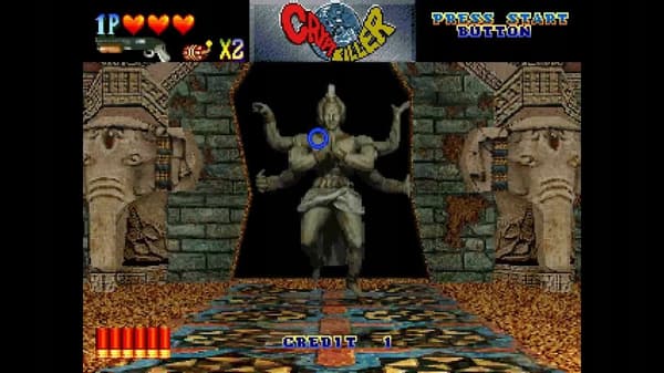 Crypt Killer [PSX], a shooter game