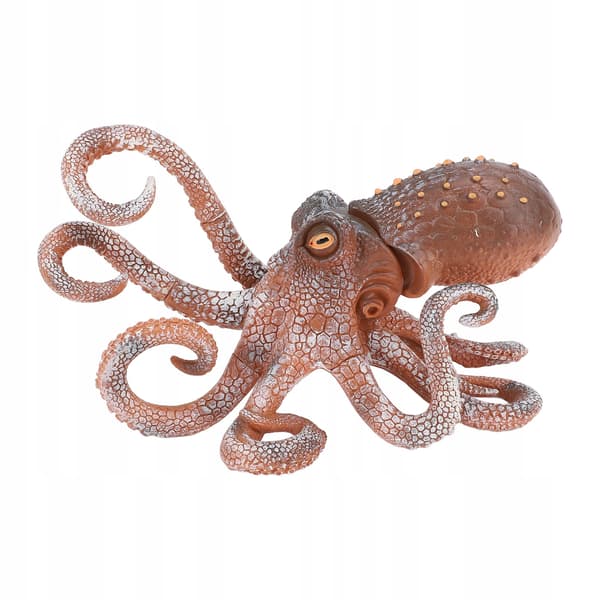 OCTOPUS FIGURINE – LARGE OCTOPUS MODEL – LEAF-SHAPED