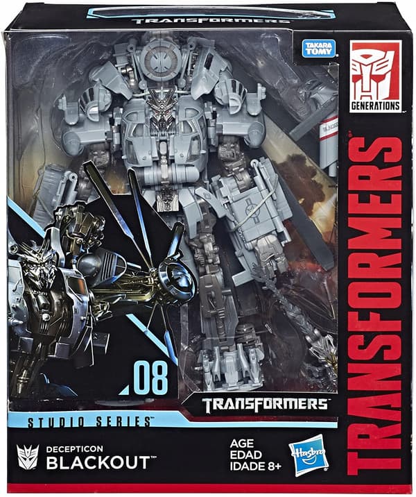 LARGE Studio Series Transformers Blackout Helicopter Figure