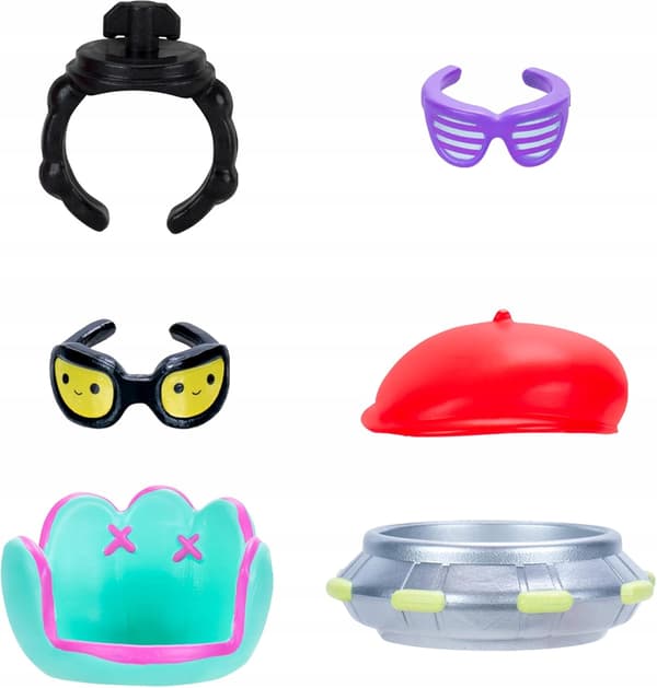 Squish-a-longs 25-Pack - Series 3 - 1 Mini-Squish, 5 accessories, 1 ring,