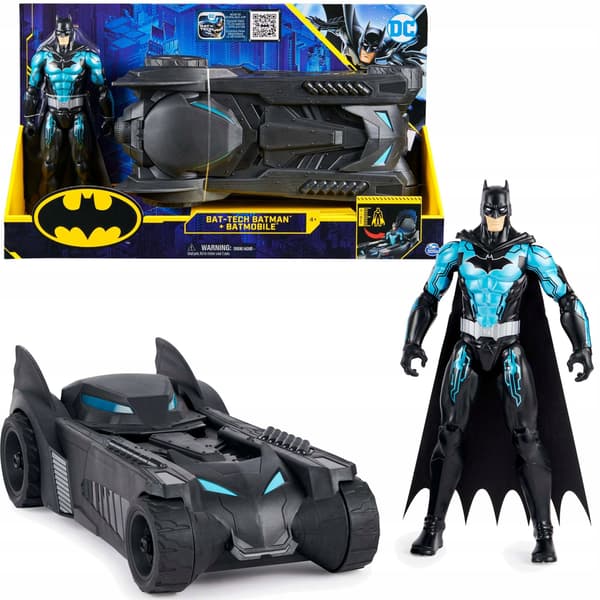 BATMAN and the BATMOBILE: BAT-TECH FIGURE AND VEHICLE SET by Spin Master 6058417