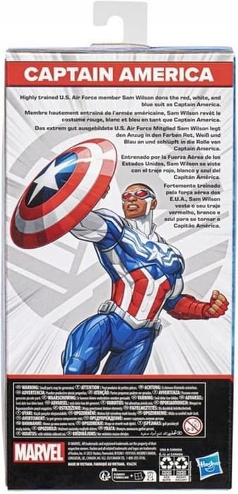MARVEL CAPTAIN AMERICA FIGURE 25cm LARGE CLASSIC CHARACTER BY HASBRO Age 4+