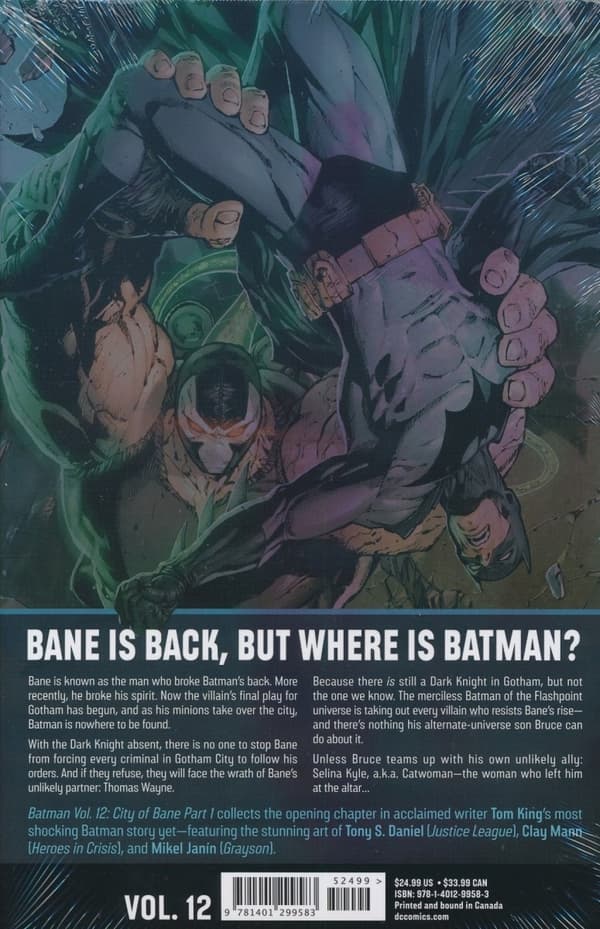 Tom King, *Batman Volume 12*, by Tom King
