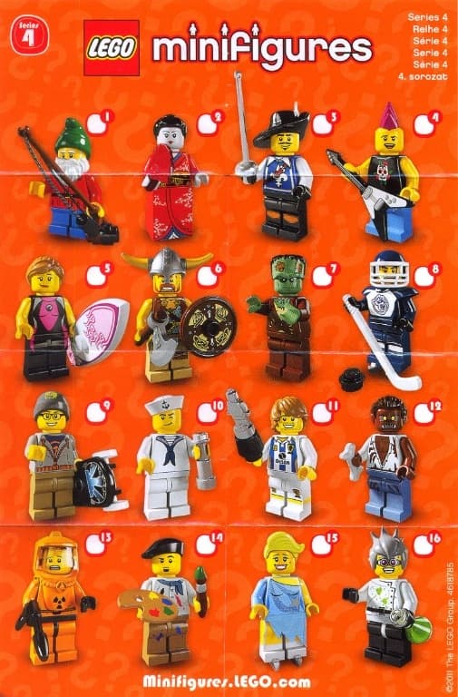 LEGO Minifigure 8804, Series 4