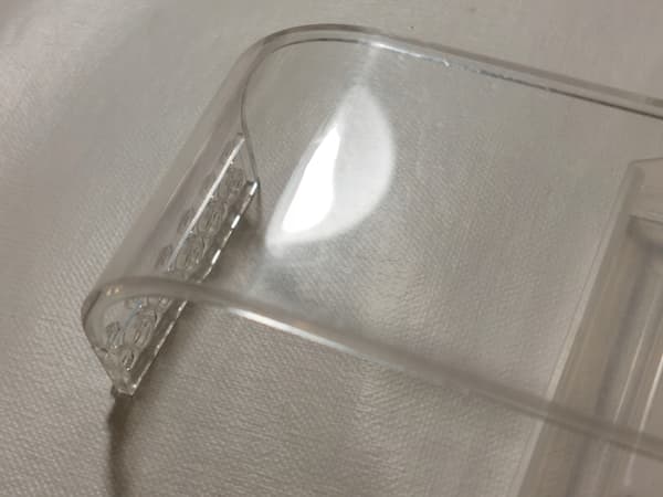 LEGO Panel, 2572 6 x 6 x 9 Curved Top Trans Clear Panel