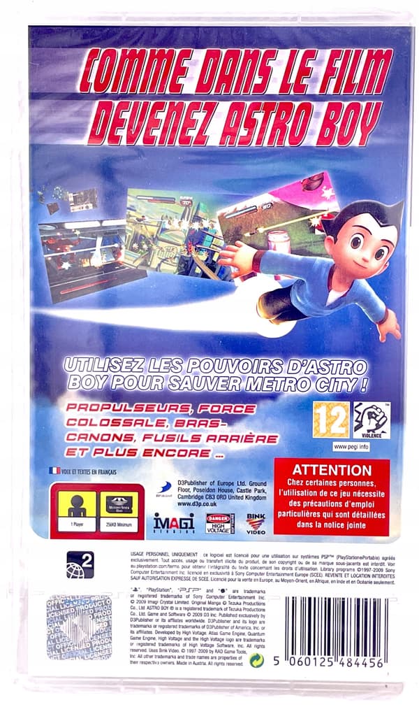 Astroboy The Video Game / Sony PSP / NEW / SEALED
