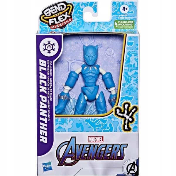 Hasbro Avengers Bend and Flex Black Panther Figure