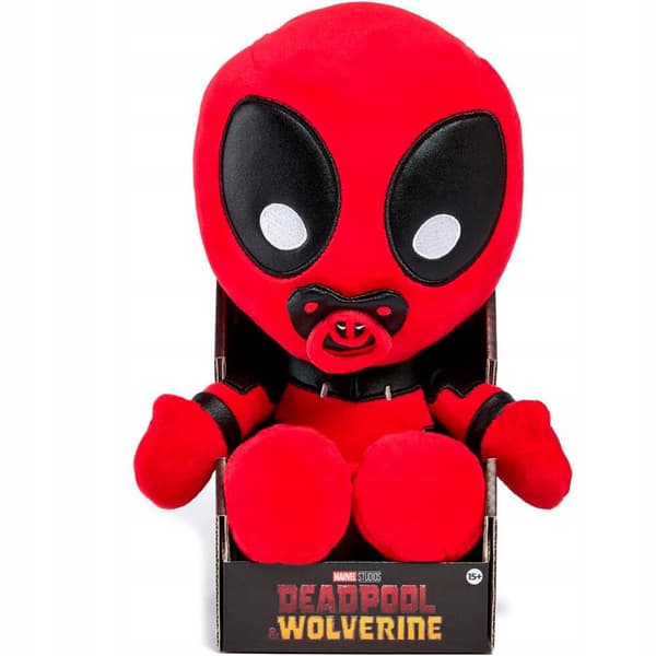 Simba – Official Deadpool Baby Pool Plush Mascot, 25 cm