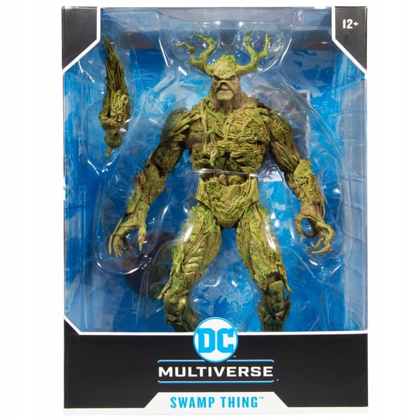 Swamp Thing (Horned variant) figure from the DC Multiverse range
